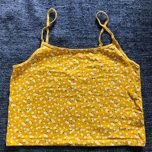 American Eagle Cropped Floral Tank